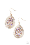 Paparazzi Accessories - Encased Elegance - Gold Earring