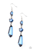 Paparazzi Accessories - Sophisticated Smolder - Blue Earring