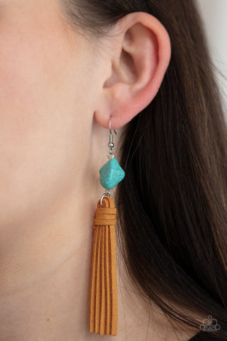 Paparazzi Accessories - All-Natural Allure - Blue Earring