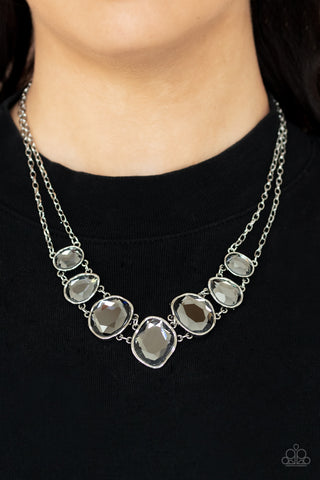 Paparazzi Accessories - Absolute Admiration - Silver Necklace