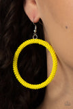 Paparazzi Accessories - Beauty and the BEACH - Yellow Earring
