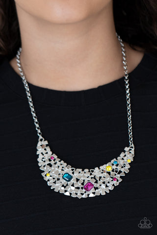 Paparazzi Accessories - Fabulously Fragmented - Multi Necklace