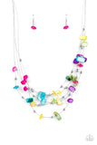 Paparazzi Accessories - Prismatic Pebbles - Multi Necklace