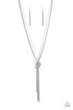 Paparazzi Accessories - KNOT All There - Silver Necklace