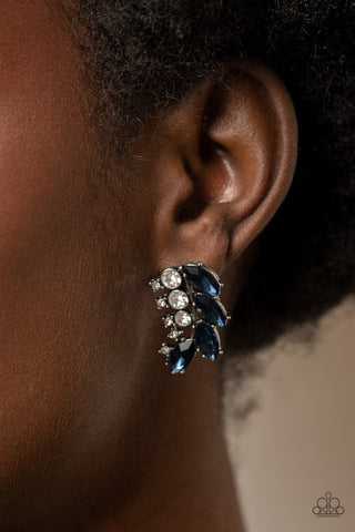 Paparazzi Accessories - Flawless Fronds - Blue Earring