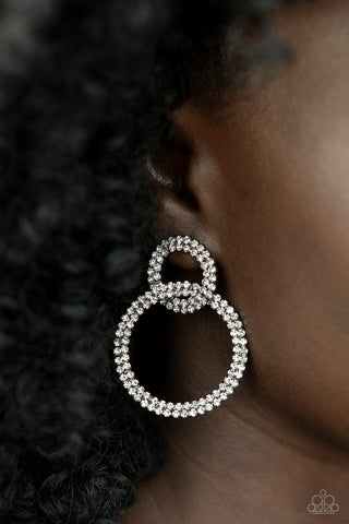 Paparazzi Accessories  - Intensely Icy Black Earring