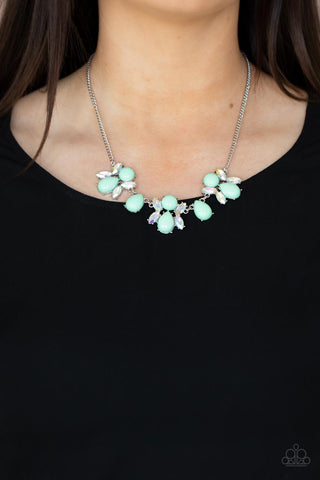 Paparazzi Accessories - Galaxy Gallery - Green Necklace