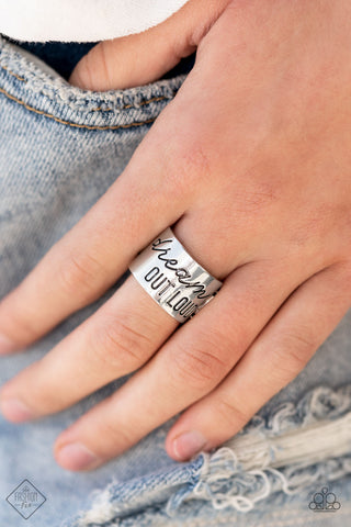 Paparazzi Accessories - Dream Louder Inspirational Silver Ring