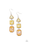 Paparazzi Accessories  - Cosmic Culture - Yellow Earring