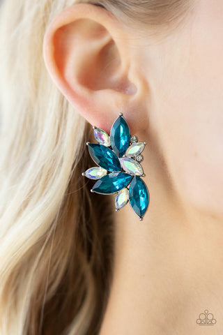 Paparazzi Accessories - Instant Iridescence - Blue Earring