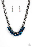 Paparazzi Accessories - Galactic Knockout - Blue Necklace
