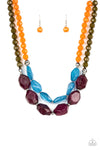 Paparazzi Accessories  - Tropical Trove - Purple Necklace