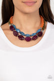 Paparazzi Accessories  - Tropical Trove - Purple Necklace