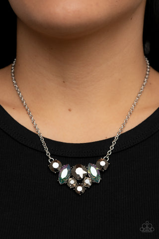 Paparazzi Accessories  - Lavishly Loaded - Silver Necklace