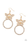 Paparazzi Accessories  - Paradise Found - Gold Earring