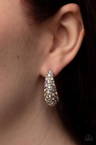 Paparazzi Accessories  - Glamorously Glimmering - Multi Hoop Earring