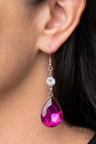 Paparazzi Accessories  - Smile for the Camera - Pink Earring