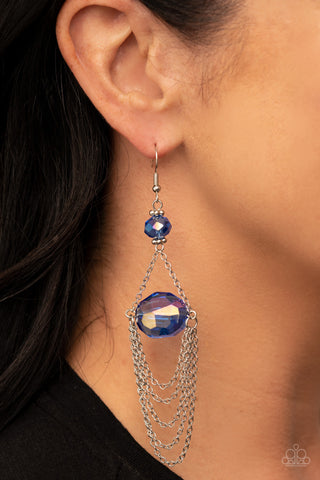 Paparazzi Accessories - Ethereally Extravagant - Blue Earring