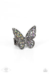 Flauntable Flutter - Multi Butterfly 🦋 Ring- Paparazzi Accessories