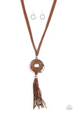 Paparazzi Accessories  - ARTISANS and Crafts - Brown Necklace