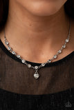 Paparazzi Accessories - True Love Trinket & Truly Lovely - White Necklace and Bracelet