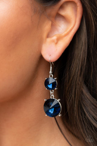 Paparazzi Accessories- Sizzling Showcase - Blue Earring