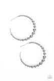 Paparazzi Accessories - Show Off Your Curves - Silver Hoop Earring