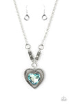 Paparazzi Accessories  - Heart Full of Fabulous - Blue Necklace