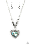 Paparazzi Accessories  - Heart Full of Fabulous - Blue Necklace