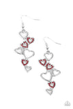 Paparazzi Accessories - Sweetheart Serenade - Red Heart Earring