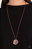 Paparazzi Accessories  - Planted Possibilities - Copper Inspirational Necklace