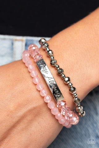 Always - Pink Inspirational Bracelet 💖 - Paparazzi Accessories