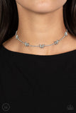 Paparazzi Accessories  - Fluttering Fanatic - White Butterfly Necklace