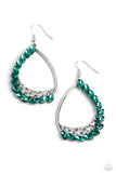 Paparazzi Accessories  - Looking Sharp - Green Earring