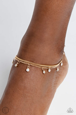 Paparazzi Accessories  - WATER You Waiting For? - Gold Anklet
