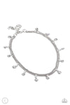 Paparazzi Accessories  - WATER You Waiting For? - White Anklet