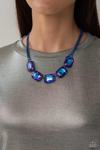 Paparazzi Accessories - Emerald City Couture - Blue Necklace