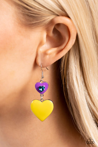Flirting with Fashion - Purple Earring 💜 - Paparazzi Accessories