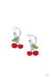 Cherry Caliber - Red Hoop Earring ♥️- Paparazzi Accessories