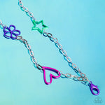 Shape the Future - Purple Lanyard Necklace  - Paparazzi Accessories