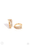 Pronged Parisian - Gold Cuff Earring  - Paparazzi Accessories