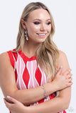 Admirable Assortment - Lovestruck Leisure -  Red Earring & Bracelet Set  - Paparazzi Accessories