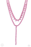 Champagne Night - Pink Layer Necklace  - Paparazzi Accessories