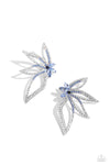 Twinkling Tulip - Blue Flower Earring 💠 - Paparazzi Accessories