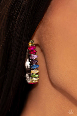 Rainbow Range - Multi Hoop Earring  - Paparazzi Accessories