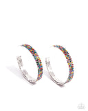 Stacked Symmetry - Multi Hoop Earring  - Paparazzi Accessories