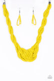 Paparazzi Accessories - A Standing Ovation - Yellow Necklace