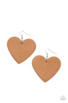 Country Crush - Brown Earring - Paparazzi Accessories