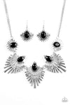 Paparazzi Accessories  -  Miss YOU-niverse - Black Necklace