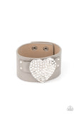 Flauntable Flirt - Silver Bracelet - Paparazzi Accessories